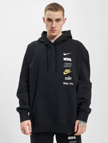 NIKE Sweatshirt in Black: front