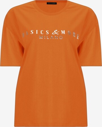 Basics and More T-Shirt 'Laylah' in Orange: predná strana
