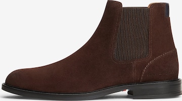 TOMMY HILFIGER Chelsea boots in Bruin: voorkant