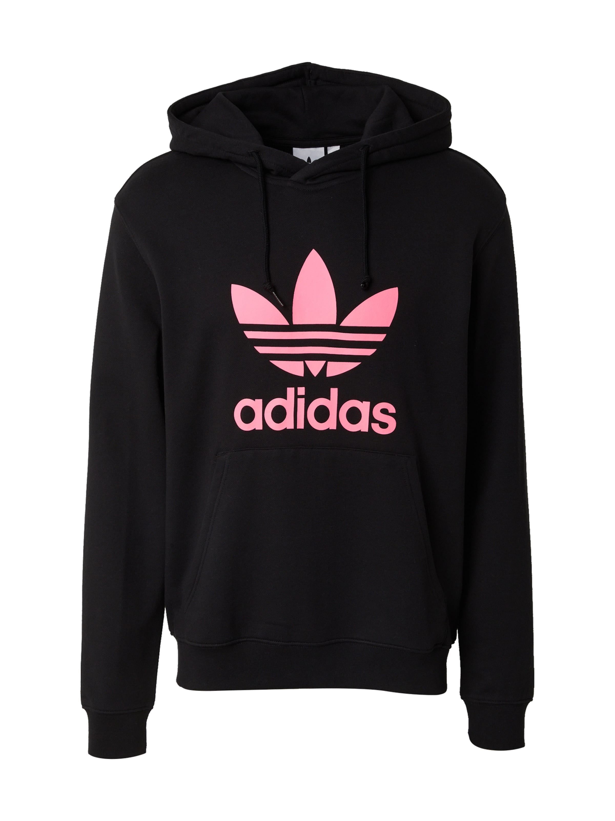 ADIDAS ORIGINALS Sweatshirt &#x27;Adicolor Classics Trefoil&#x27; in Black: front