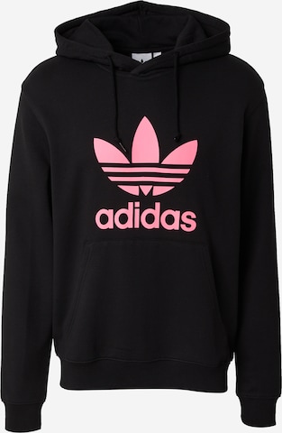Felpa 'Adicolor Classics Trefoil' di ADIDAS ORIGINALS in nero: frontale
