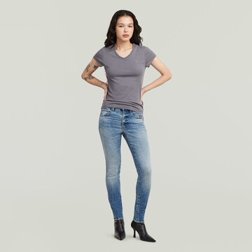 G-STAR Shirt - 'Eyben Slim V' in Grau