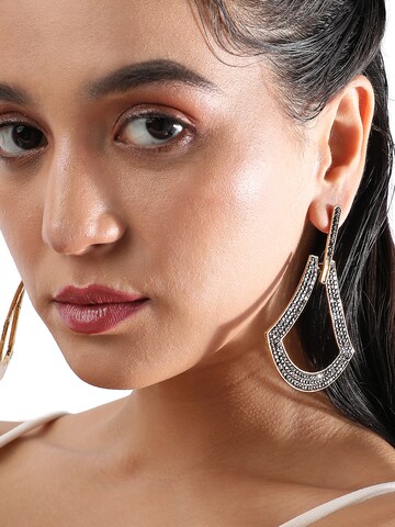Boucles d'oreilles ' Javade ' SOHI en argent : devant