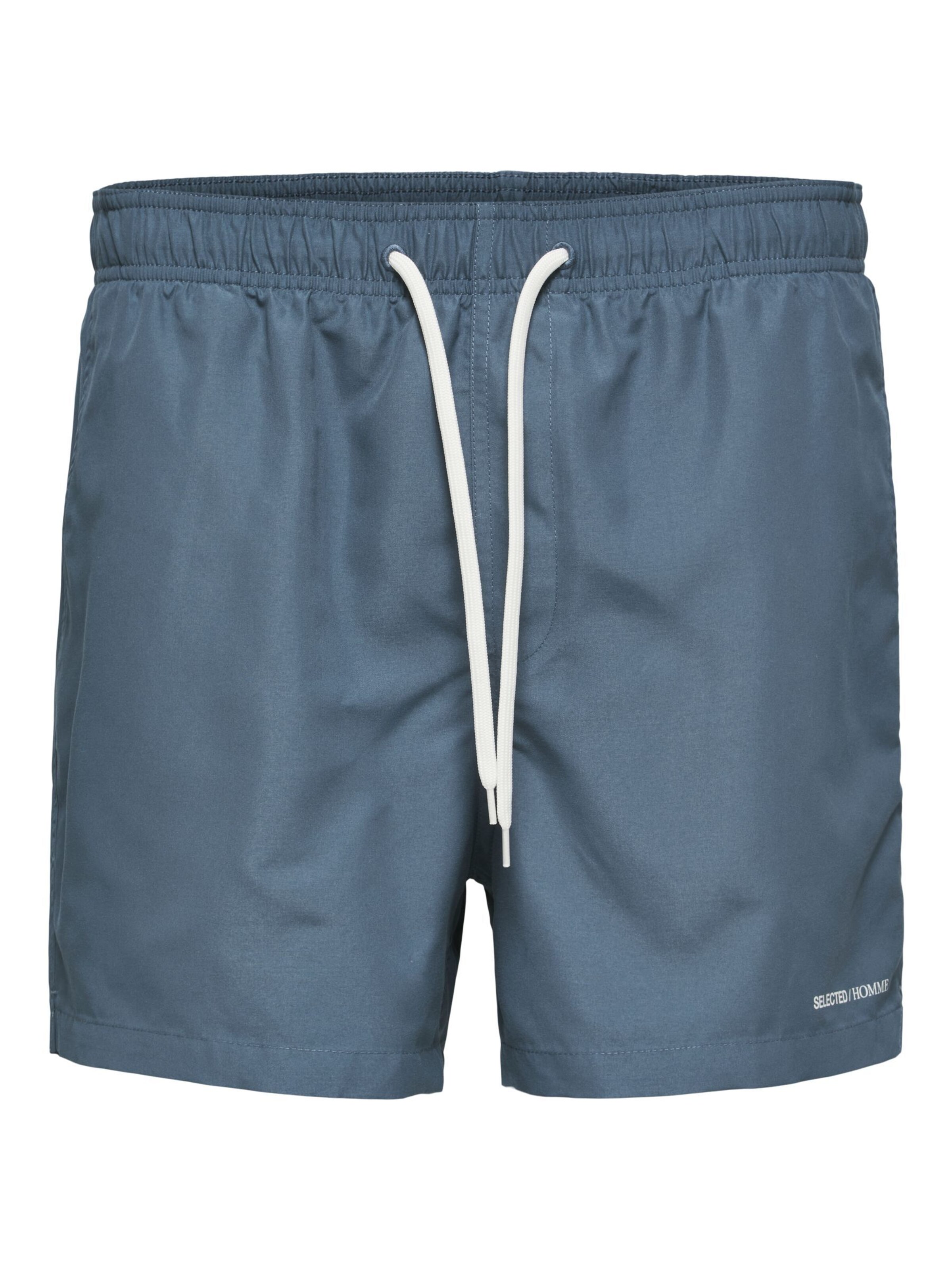 Shorts de bain 'SLHDane' SELECTED en bleu : devant