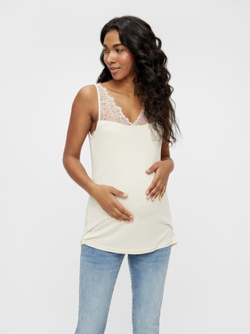 MAMALICIOUS Top 'Miron' in White: front