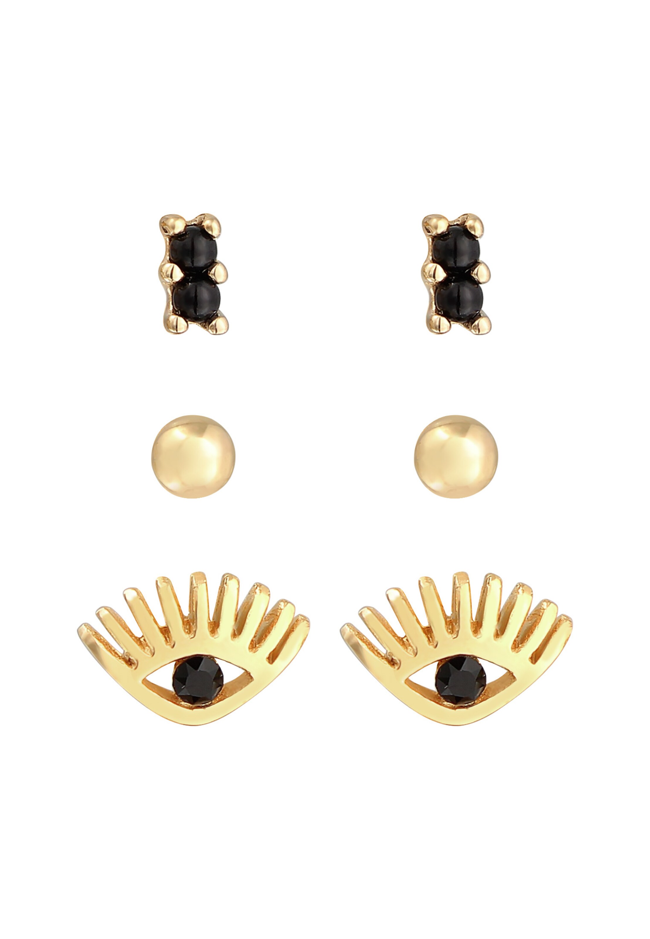 ELLI Earrings in Gold: front