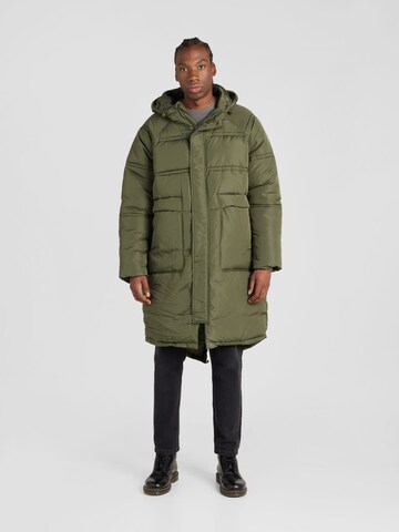 Parka invernale di TOPMAN in verde: frontale