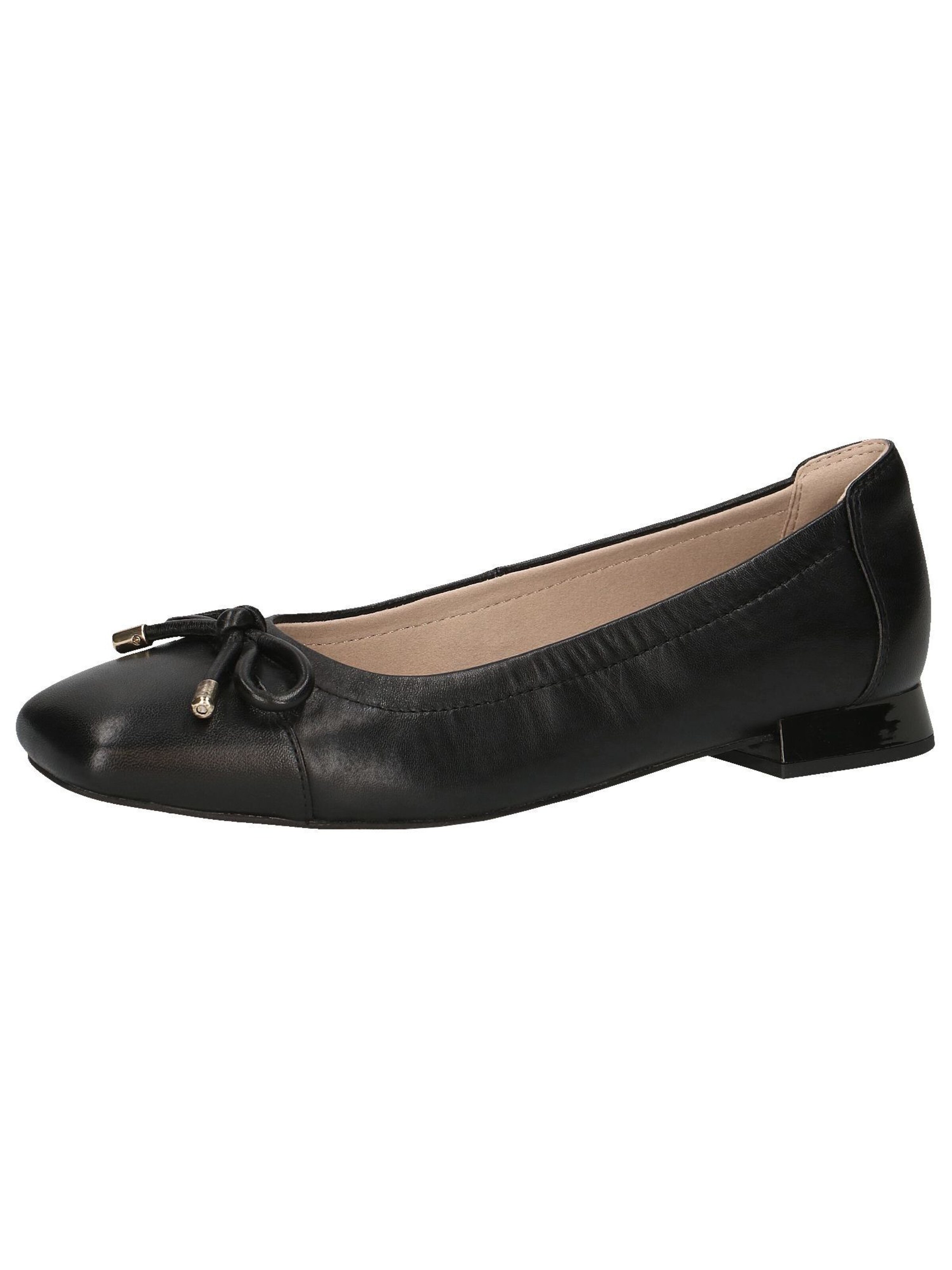 CAPRICE Ballerina in Black: front