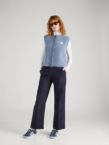 Loosefit Pantalon à plis GANT en bleu