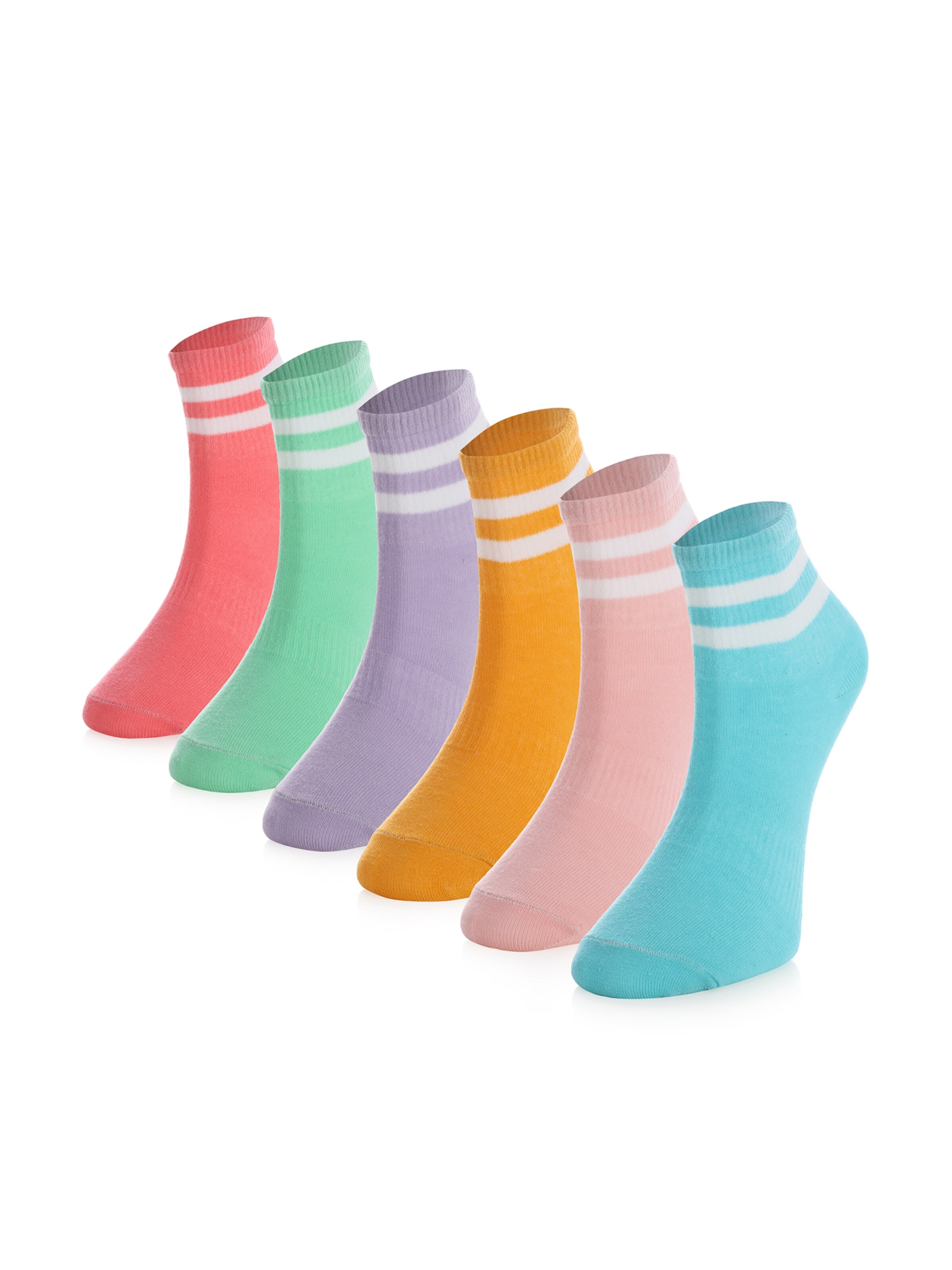 Crea Socks Enkelsokken 'Sneaker' in Gemengde kleuren: voorkant