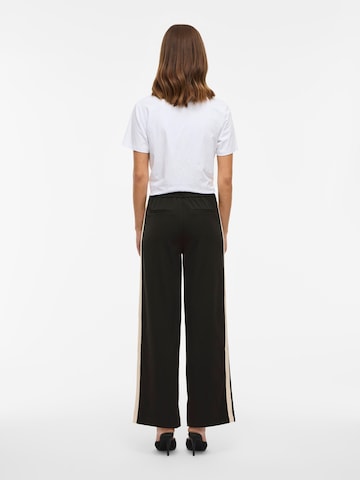 VILA Wide leg Broek in Zwart