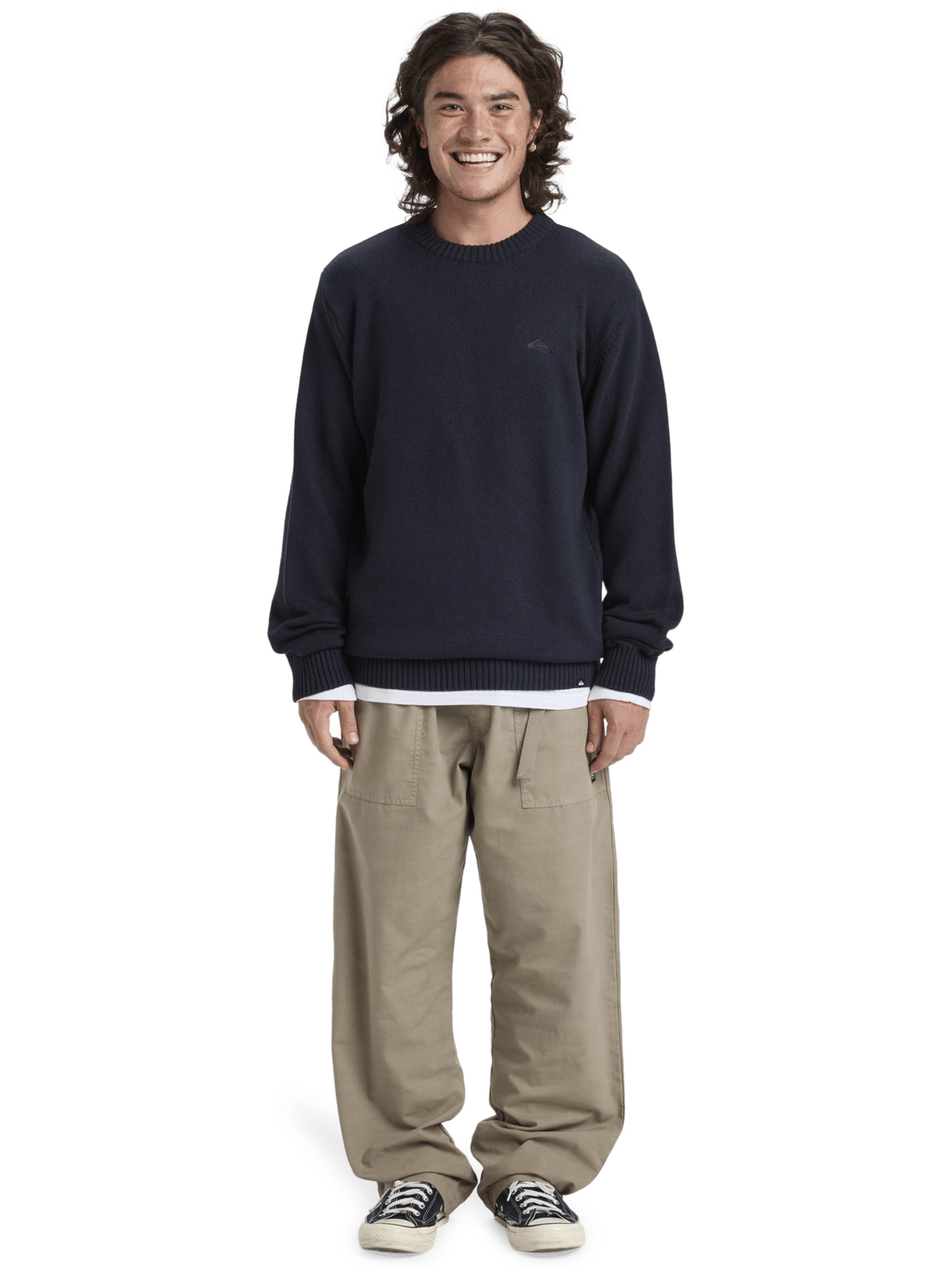 QUIKSILVER Sweatshirt 'Salt Water' in Blue