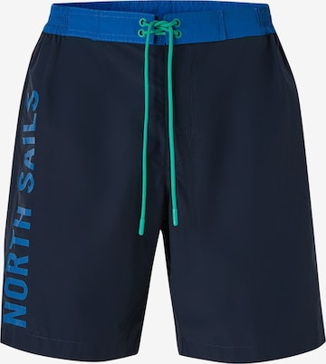 Shorts de bain North Sails en bleu : devant