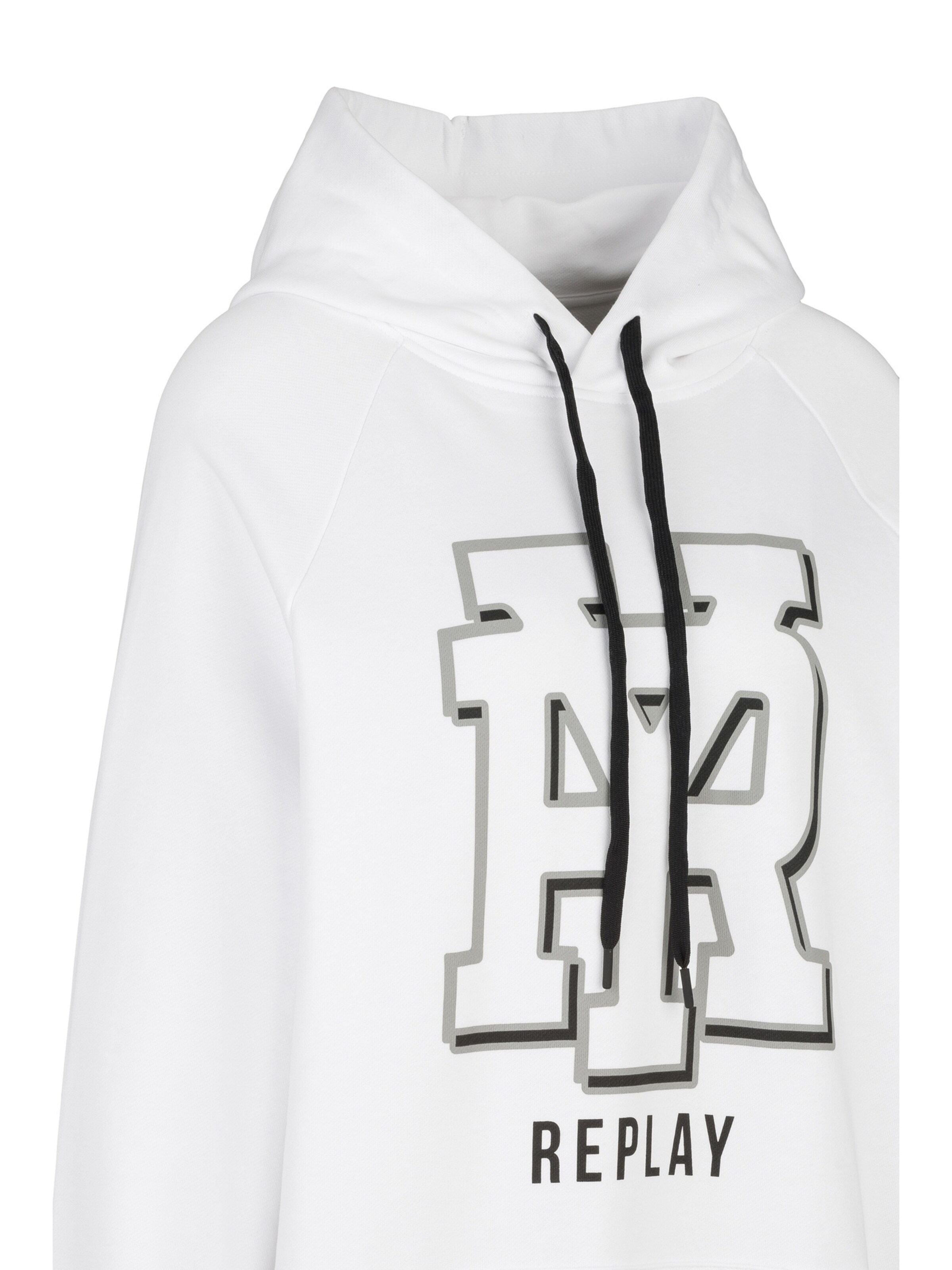 REPLAY Sweatshirt in Wit