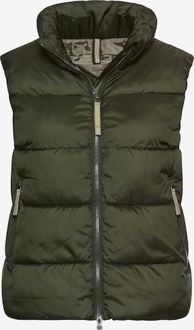 CAMEL ACTIVE Steppweste mit 2-Wege-Reißverschluss in Grün: Vorderseite