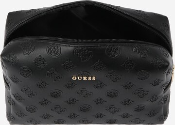 GUESS Kozmetična torbica | črna barva