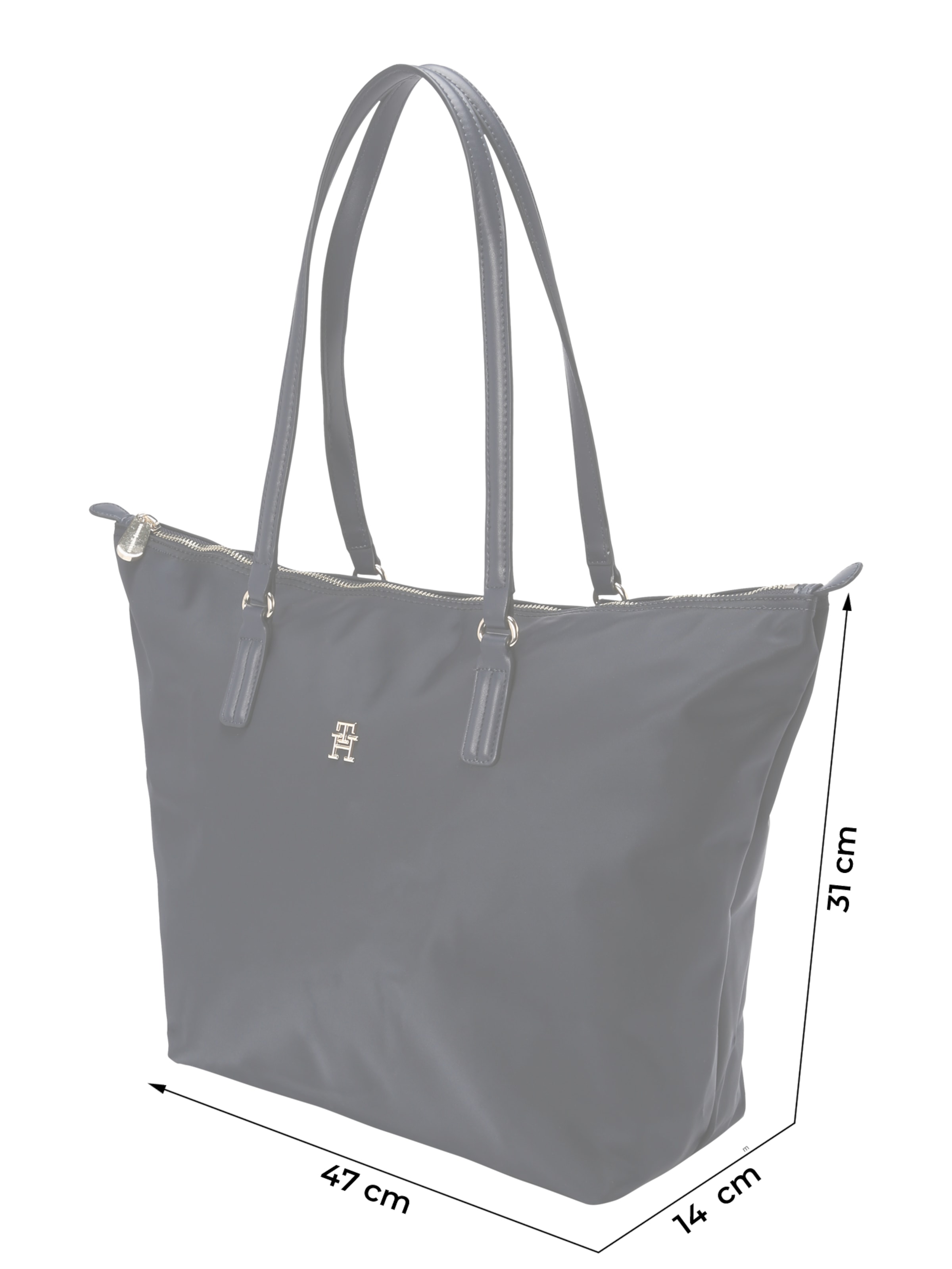 TOMMY HILFIGER Ostoskassi 'Poppy' värissä sininen