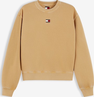Tommy Jeans Суичър в бежово: отпред