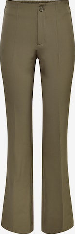 ONLY Flared Pleated Pants 'LIZZO' in Brown: front