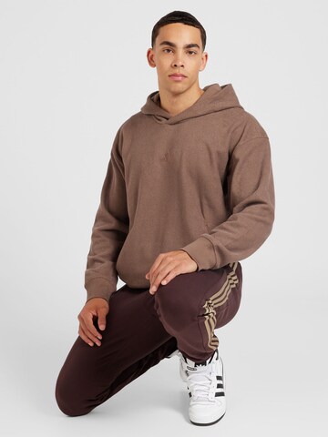 ADIDAS SPORTSWEAR Sportovní mikina – hnědá
