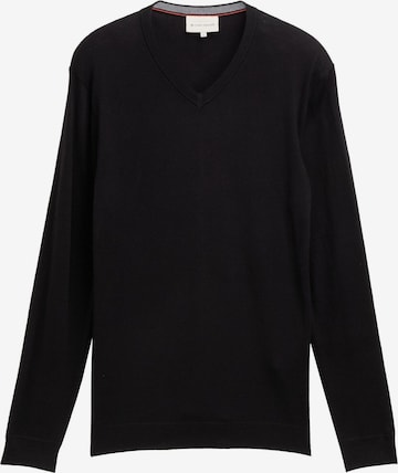 Pull-over TOM TAILOR en noir : devant