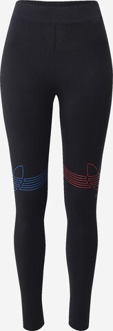 ADIDAS ORIGINALS Leggings in Zwart: voorkant