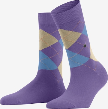 BURLINGTON Socks 'Queen' in Purple: front