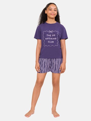 Lipsy Pajamas in Blue: front