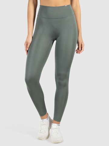 Skinny Leggings 'Selina' Smilodox en vert : devant