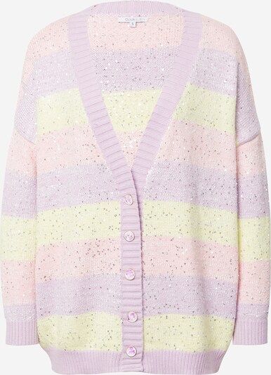 Olivia Rubin Knit cardigan 'MIKA' in Cream / Light purple / Pink / Silver, Item view