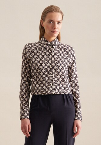 SEIDENSTICKER Blouse 'Schwarze Rose' in Beige: voorkant