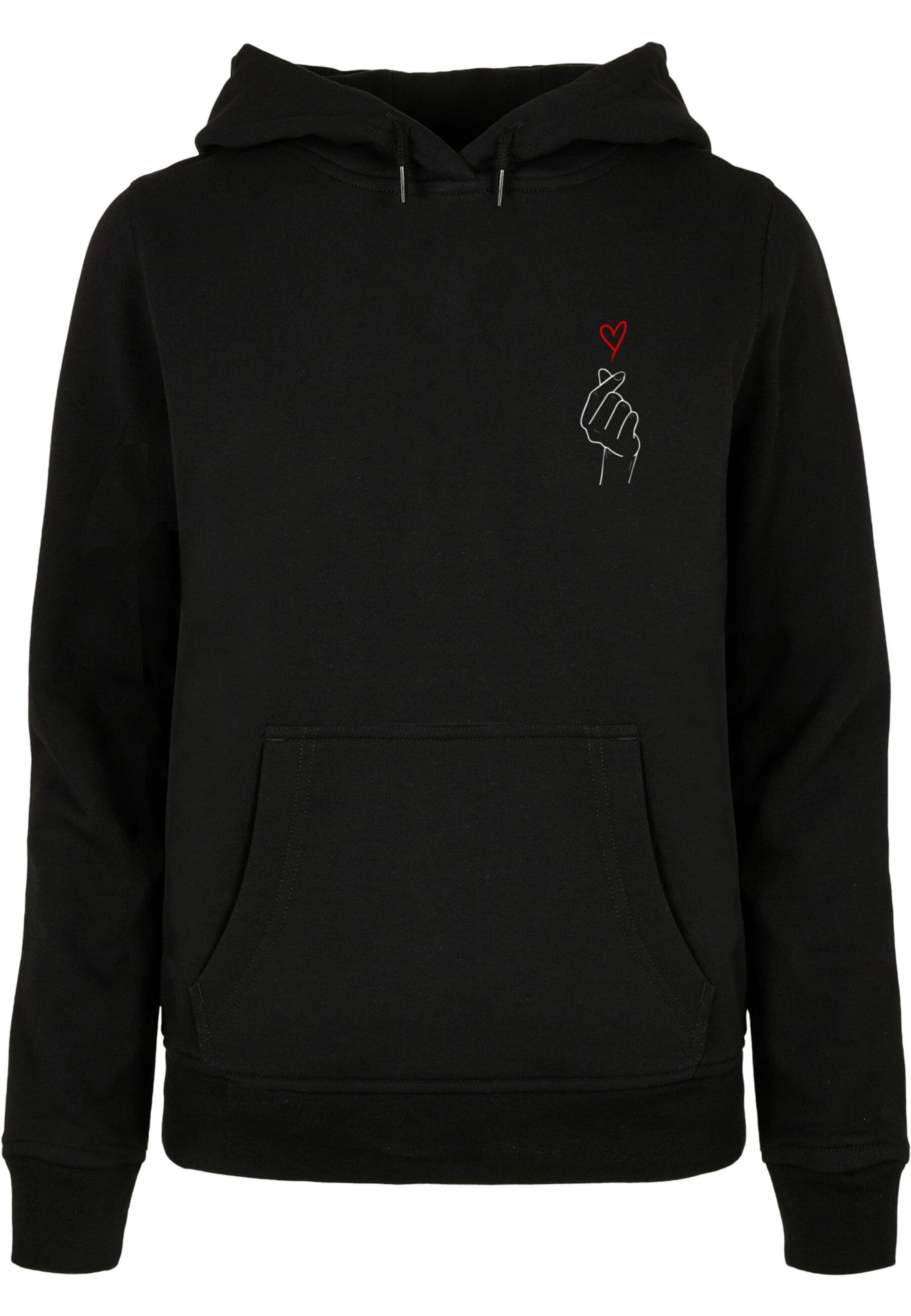 Merchcode Sweatshirt in Schwarz: Vorderseite