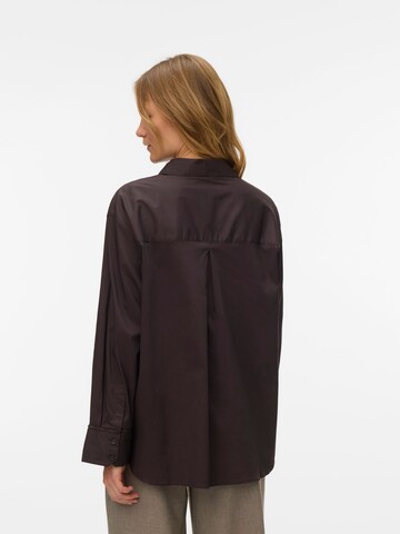 VERO MODA Blouse 'VMLotus' in Bruin