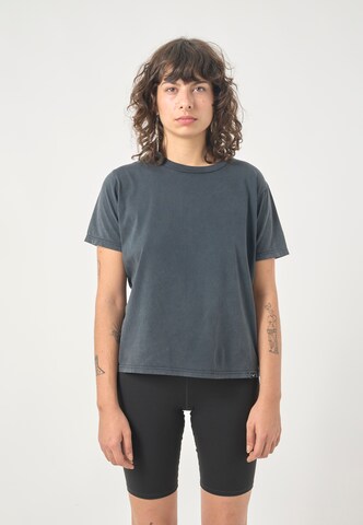 Cleptomanicx T-Shirt 'Basic Tee Ligull Washed' in Grau: Vorderseite