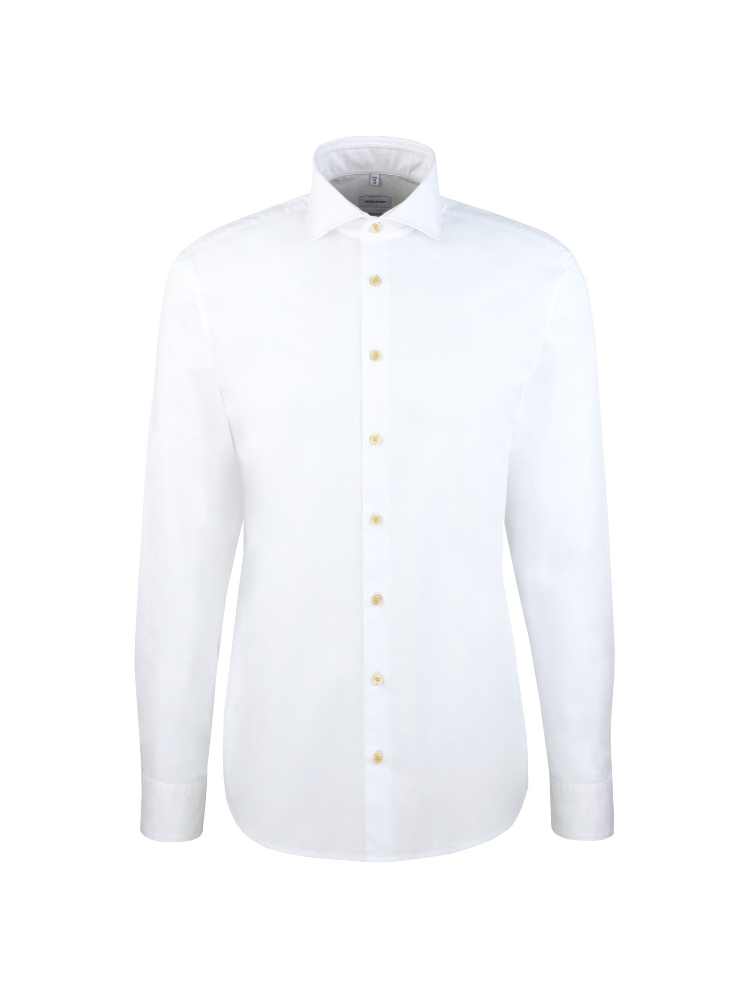 Coupe regular Chemise 'Smart Casual' SEIDENSTICKER en blanc : devant