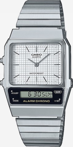 CASIO VINTAGE Quarzuhr in Silber: predná strana