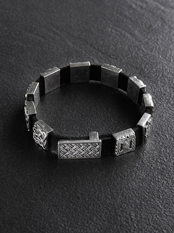 REYTEL - Pulsera 'VIKINGS MIDGAR' en plata