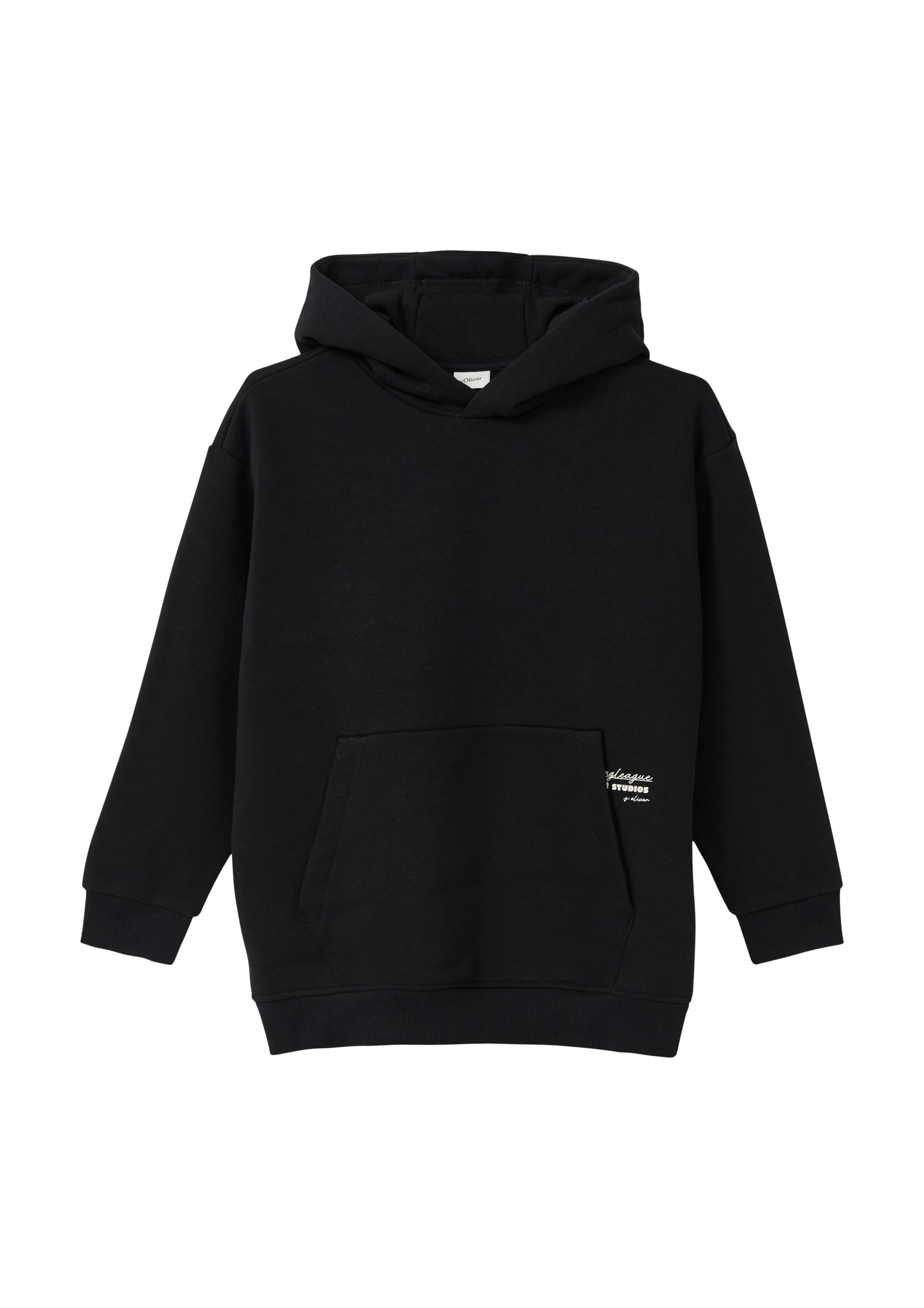 Sweat-shirt s.Oliver en noir : devant