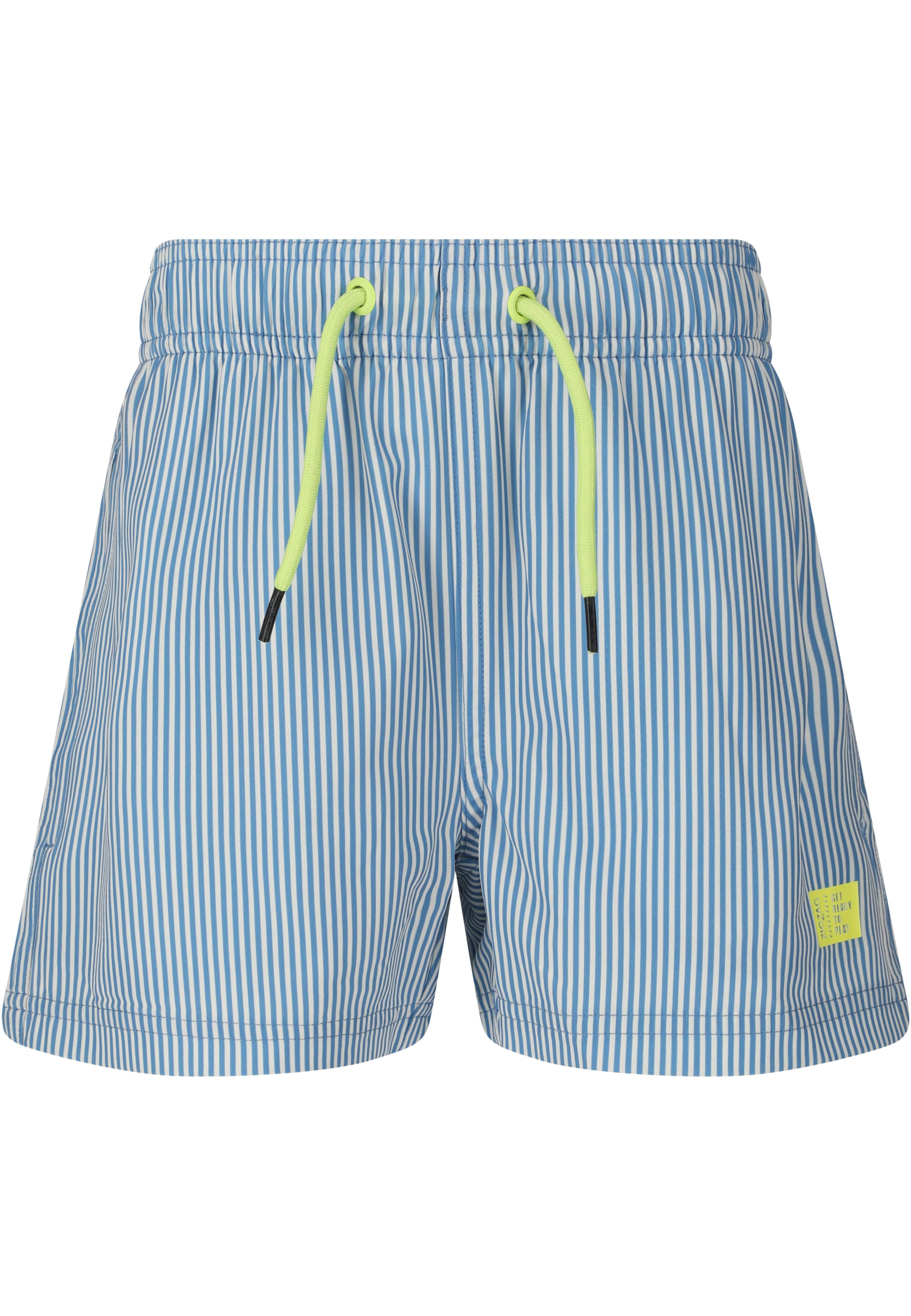 ZigZag Board Shorts 'Mikmik' in Blue: front