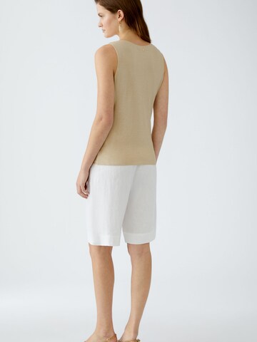 OUI Knitted Top in Beige