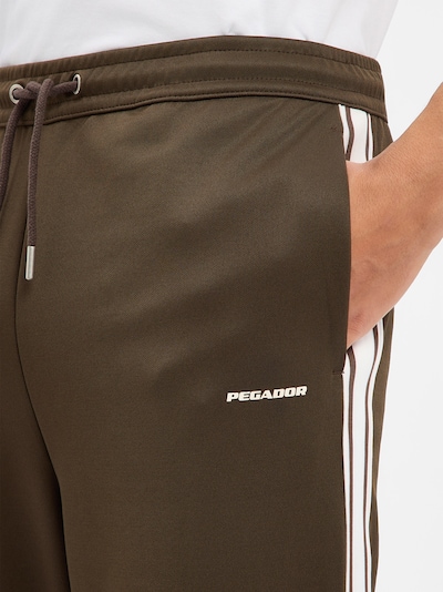 Pegador Pantalon 'Viro' en chocolat / blanc, Vue avec produit