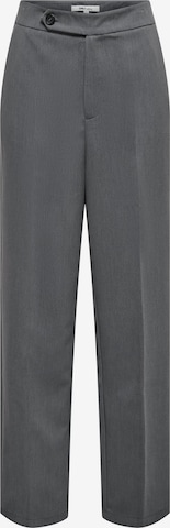 ONLY Regular Pleated Pants 'Tilly' in Grey: front