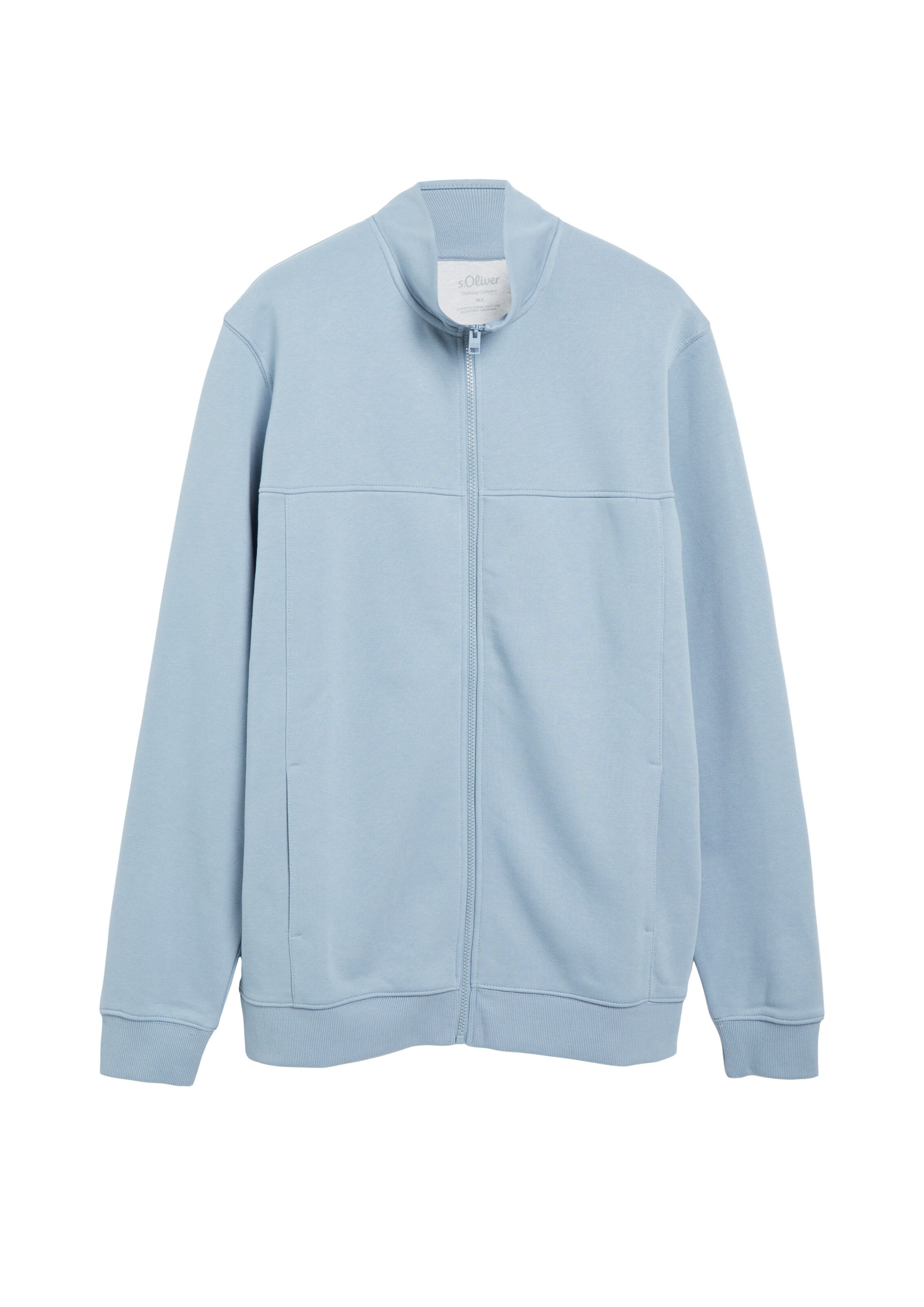 s.Oliver Veste de survêtement en XL en bleu clair, Vue avec produit