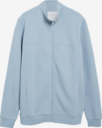 Veste de survêtement s.Oliver en bleu : devant