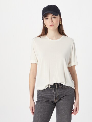 LA STRADA UNICA - Camisa 'LILLIE' em branco: frente