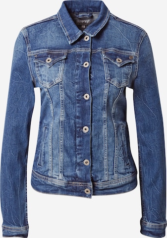 Pepe Jeans Φθινοπωρινό και ανοιξιάτικο μπουφάν 'Thrift' σε μπλε: μπροστά