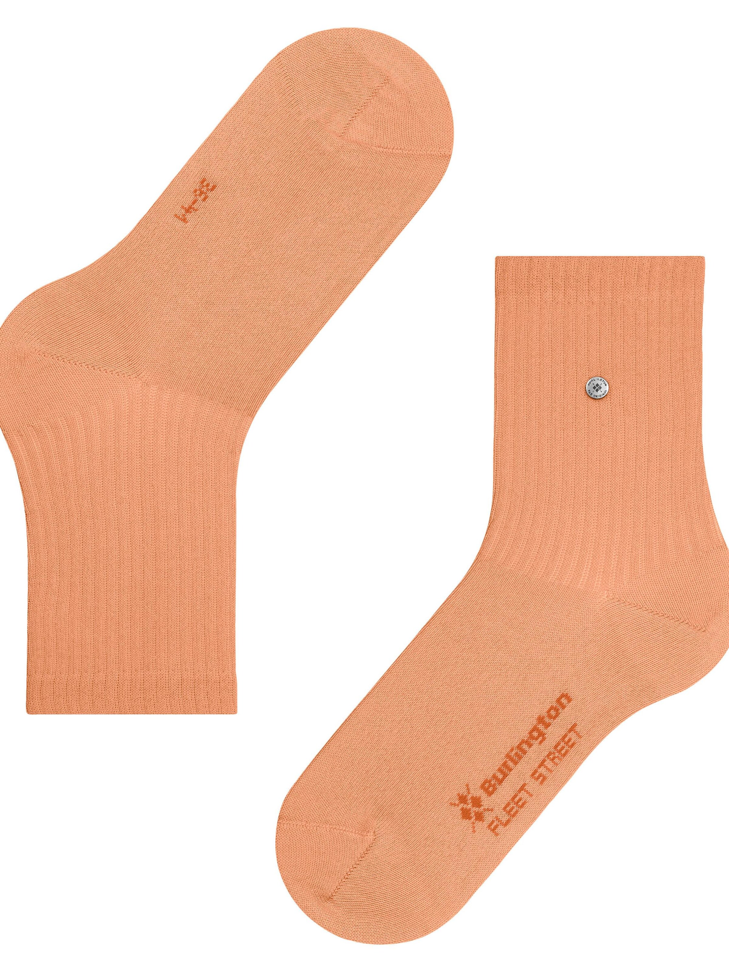 BURLINGTON Socks 'Fleet Street' in Orange