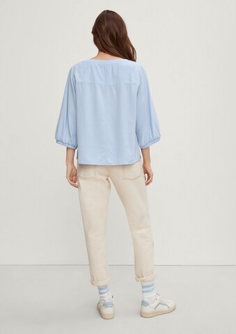 comma casual identity Bluse in Blau