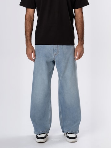Pantaloni ' Performance ' di TEESHOPPEN in blu: frontale