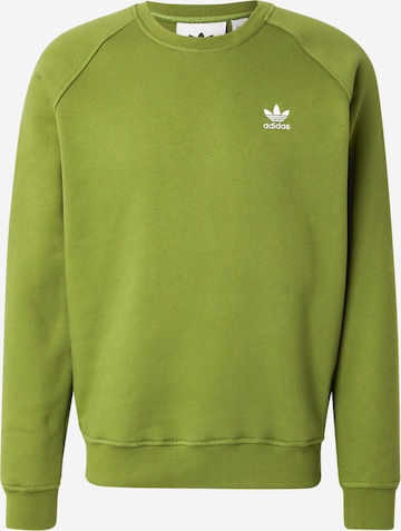 ADIDAS ORIGINALS Свитшот 'Trefoil Essentials' в Зеленый: спереди
